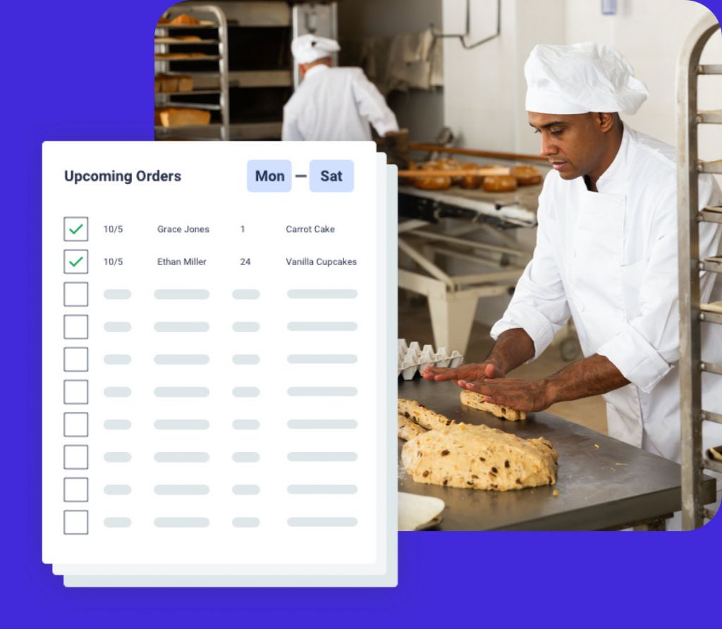 Bakery Production Planning - Reporting With OrderNova